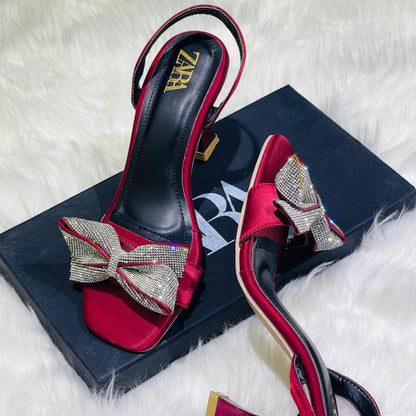 ZARA Bow Heels – Chic Women’s Heels