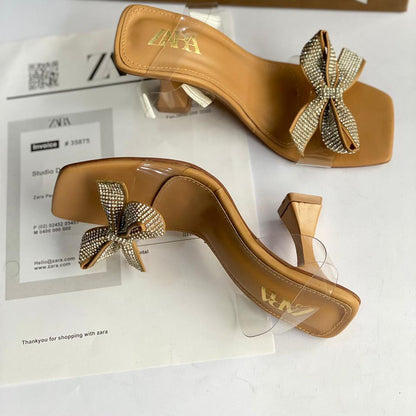 ZARA Bow Heels – Chic Women’s Heels